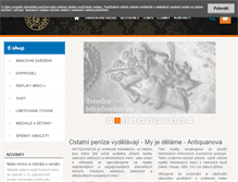 Tablet Screenshot of antiquanova.cz